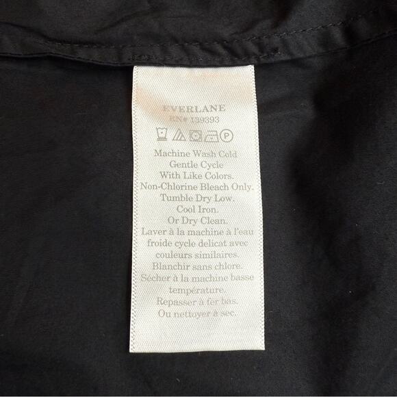 EVERLANE The Riviera Dress Black Tank Pleated Skirt
Midi Pockets Lightweight NEW - Picture 10 of 12